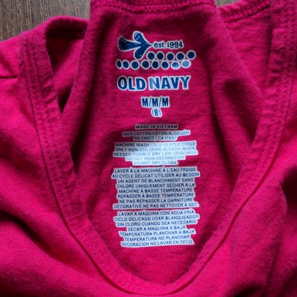 Old navy pink casual dress size 8 - Picture 3 of 3